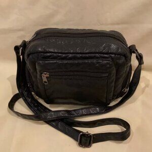 EUC T-Shirt & Jeans Mini Crossbody Bag in Black